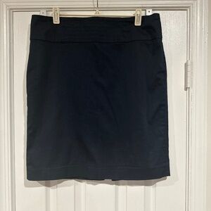 Navy Pencil Skirt